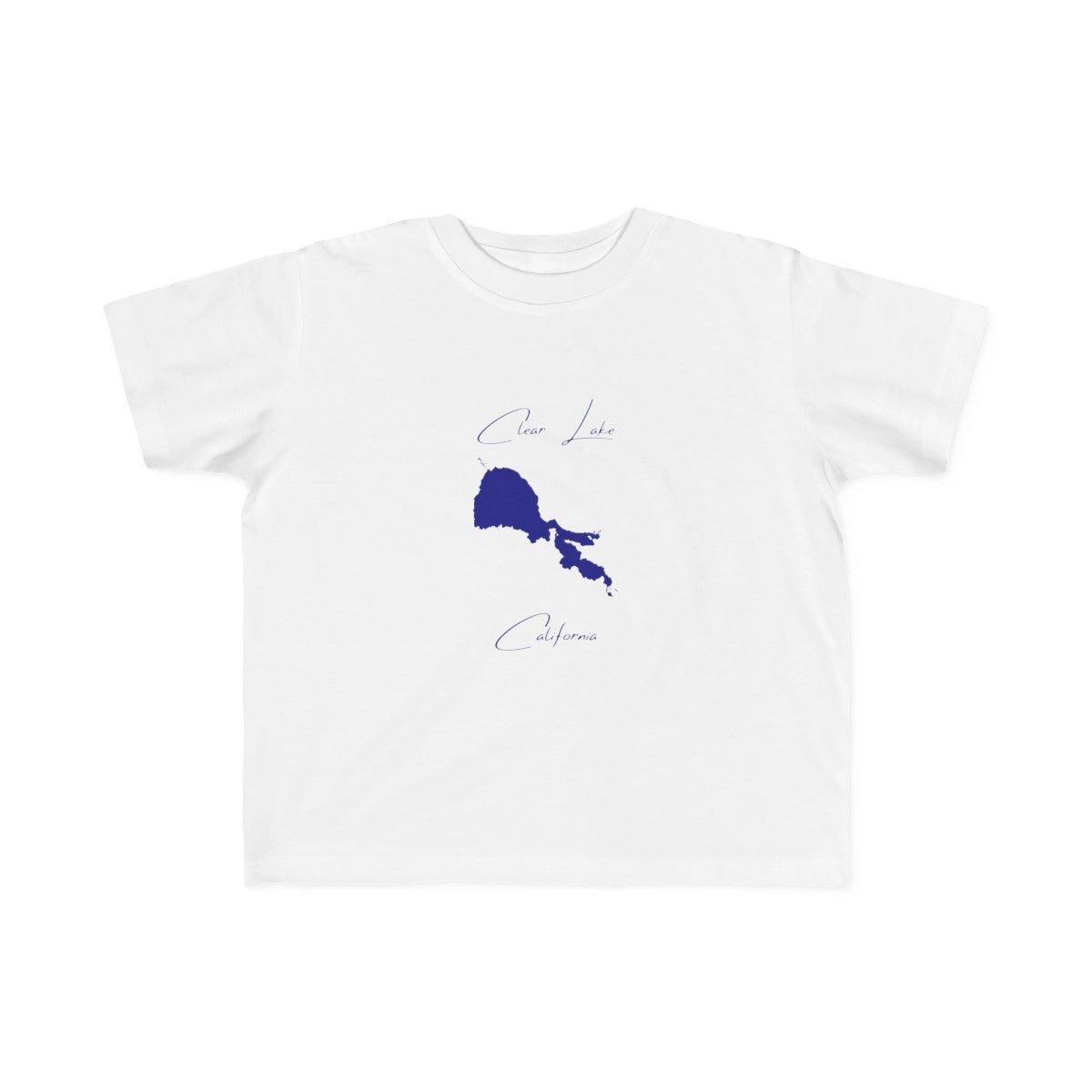 California  Clear  Lake  Toddler  T-shirt  front  position  view  from  front  white.webp