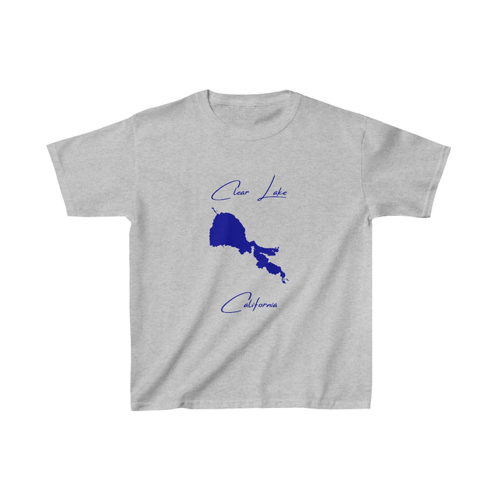 California  Clear  Lake  Youth  T-shirt  front  position  view  from  front  sport  grey.webp