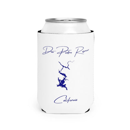 California  Don  Pedro  Reservoir  Can  Koozie  front  position  view  from  front-2  white.webp