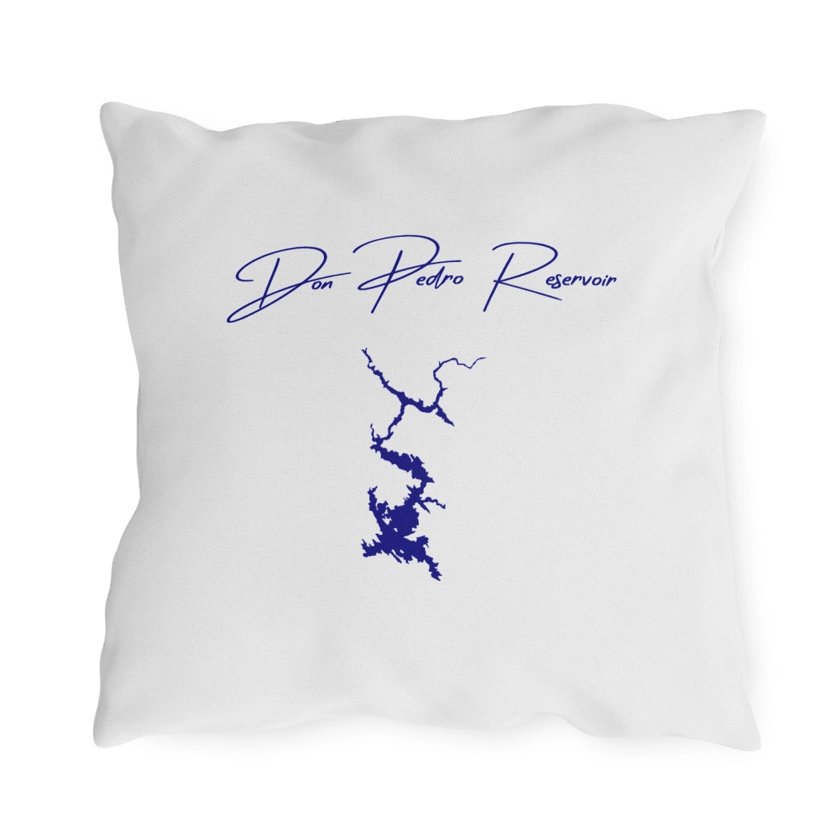 California  Don  Pedro  Reservoir  Outdoor  Pillow  back  position  view  from  back  18  x  18.webp