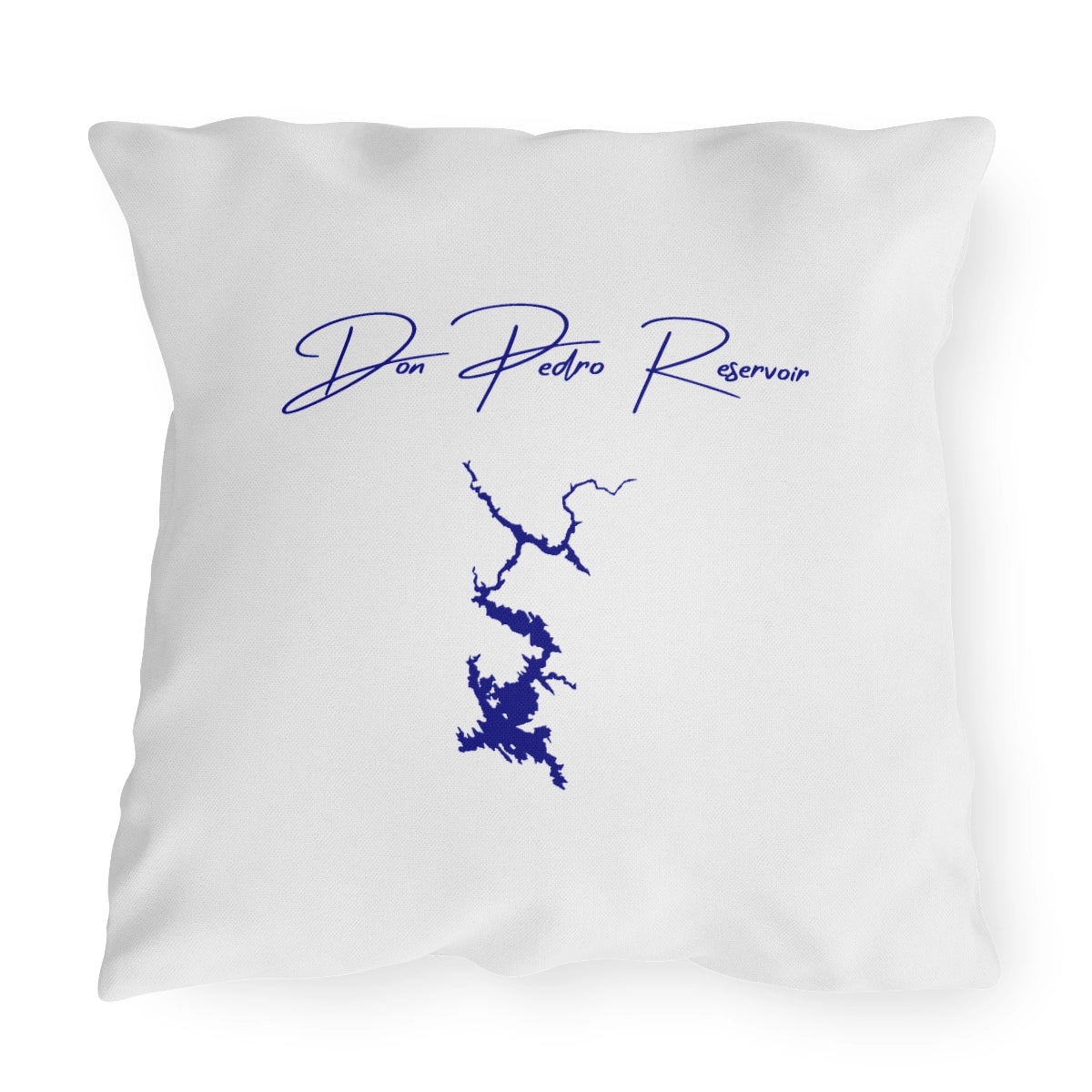 California  Don  Pedro  Reservoir  Outdoor  Pillow  front  position  view  from  front  20  x  20.webp