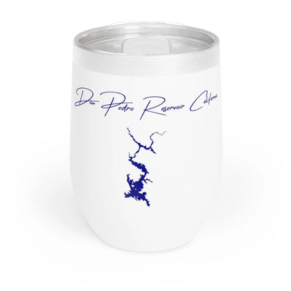California  Don  Pedro  Reservoir  Wine  Tumbler  front  position  view  from  front  white.webp