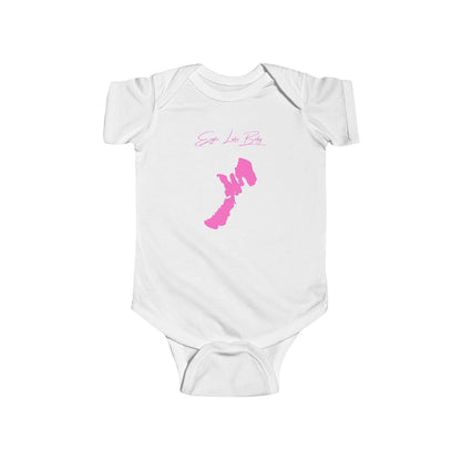 California  Eagle  Lake  Onesie  front  position  view  from  front  white.webp