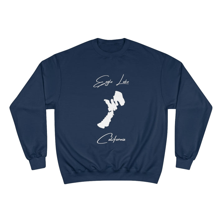 California  Eagle  Lake  Sweatshirt  front  position  view  from  front  navy.webp
