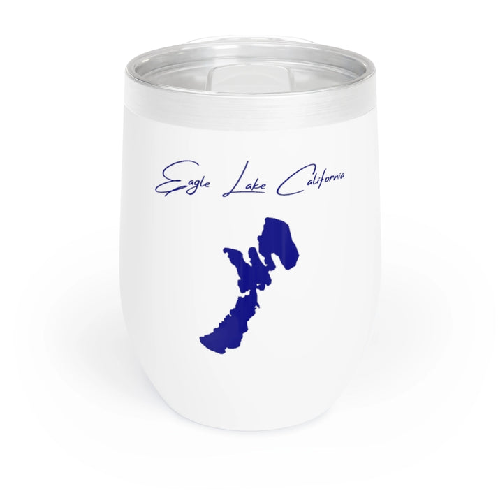 California  Eagle  Lake  Wine  Tumbler  front  position  view  from  front  white.webp