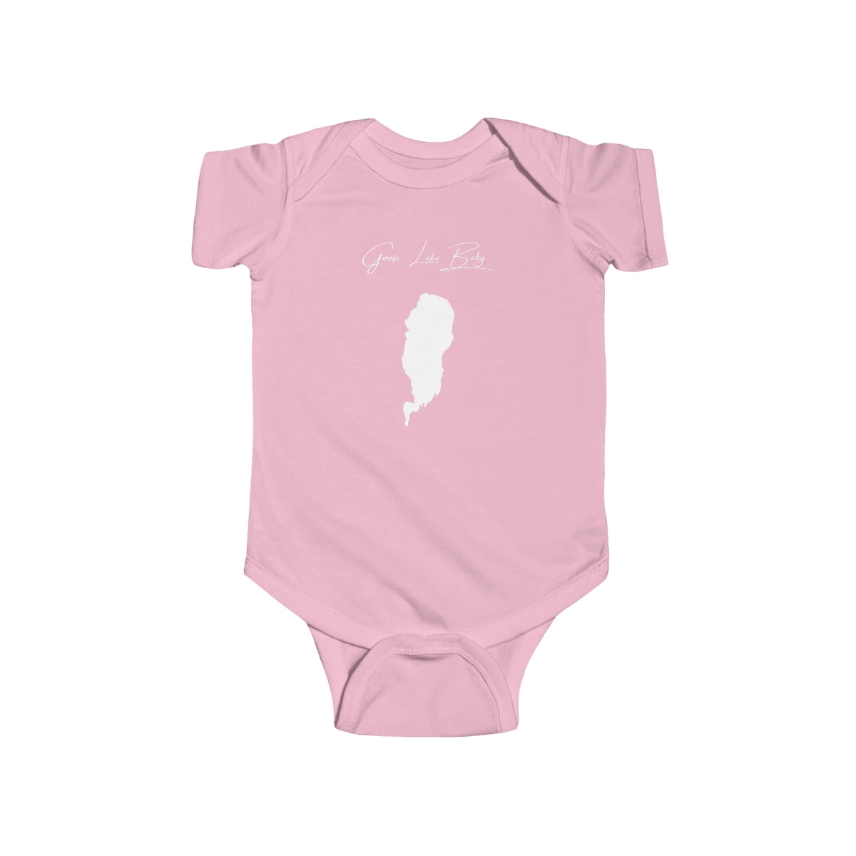 California  Goose  Lake  Onesie  front  position  view  from  front  pink.webp