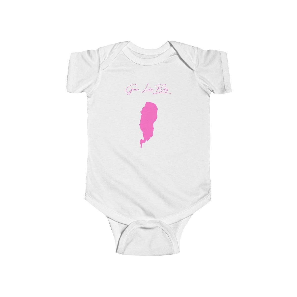 California  Goose  Lake  Onesie  front  position  view  from  front  white.webp