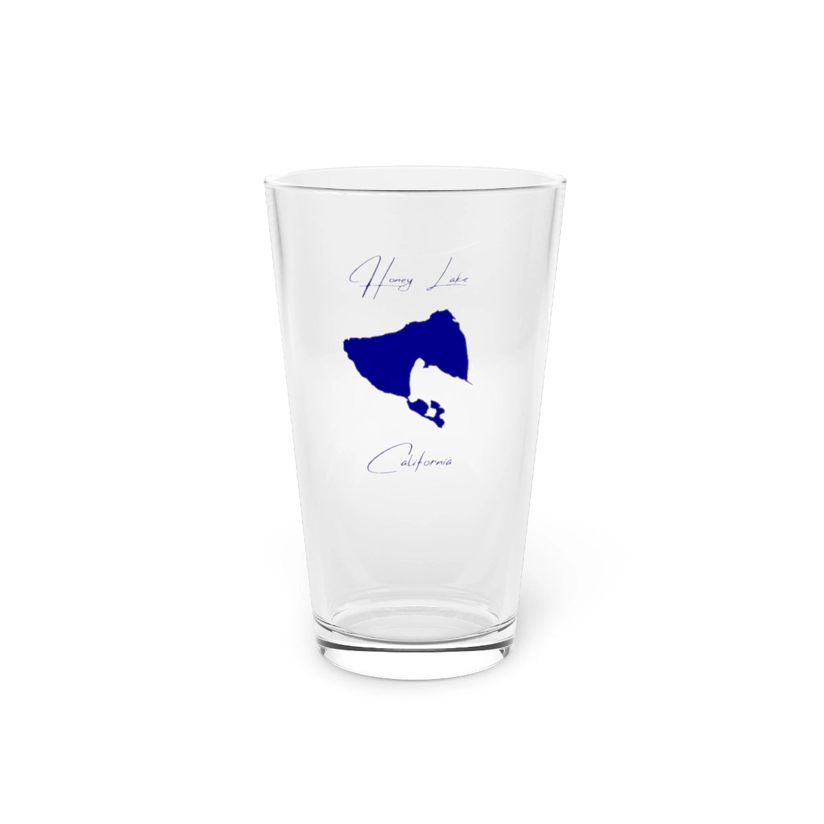 California  Honey  Lake  16oz  Pint  Glass  front  position  view  from  front  16oz.webp
