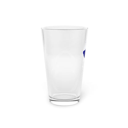 California  Honey  Lake  16oz  Pint  Glass  front  position  view  from  left  16oz.webp