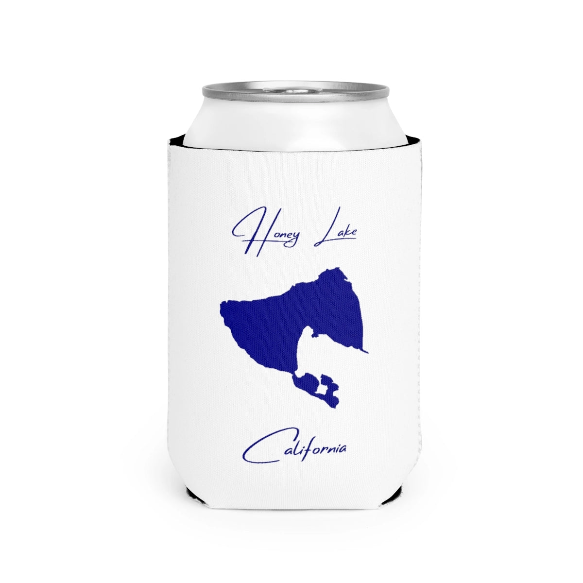 California  Honey  Lake  Can  Koozie  front  position  view  from  front-2  white.webp