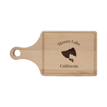 California  Honey  Lake  Engraved  Cutting  Board  front  position  view  from  front  maple.webp
