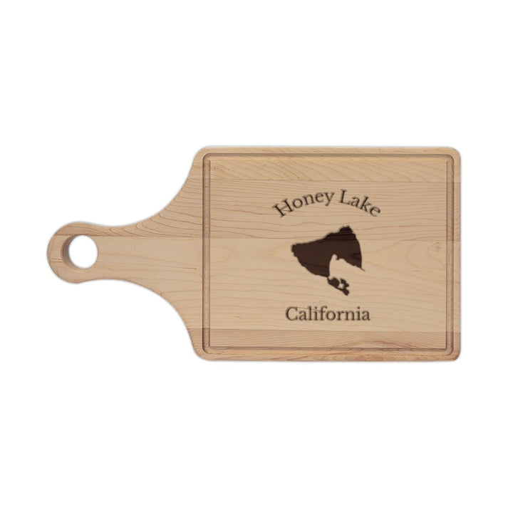 California  Honey  Lake  Engraved  Cutting  Board  front  position  view  from  front  maple.webp