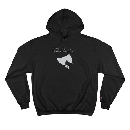 California  Honey  Lake  Hoodie  front  position  view  from  front  black.webp