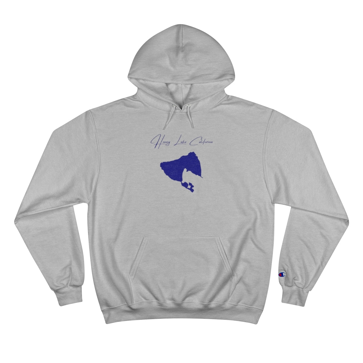 California  Honey  Lake  Hoodie  front  position  view  from  front  light  steel.webp