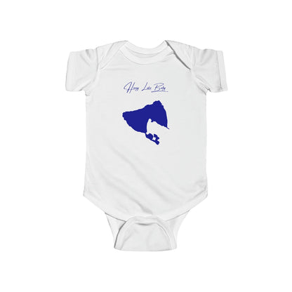 California  Honey  Lake  Onesie  front  position  view  from  front  white.webp