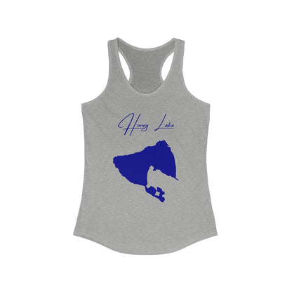 California  Honey  Lake  Racerback-Tank  front  position  view  from  front  heather  grey.webp