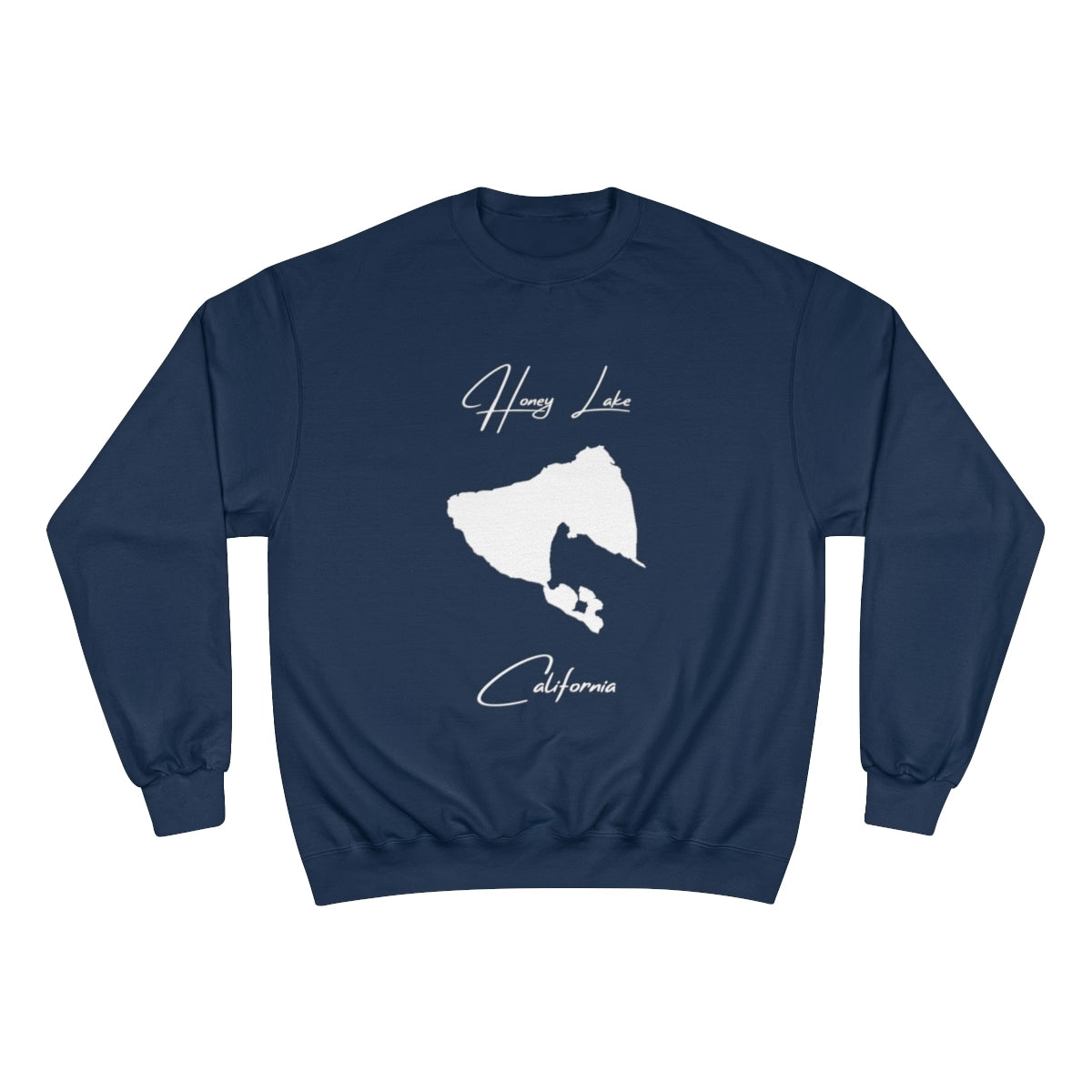 California  Honey  Lake  Sweatshirt  front  position  view  from  front  navy.webp