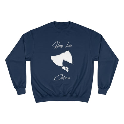 California  Honey  Lake  Sweatshirt  front  position  view  from  front  navy.webp