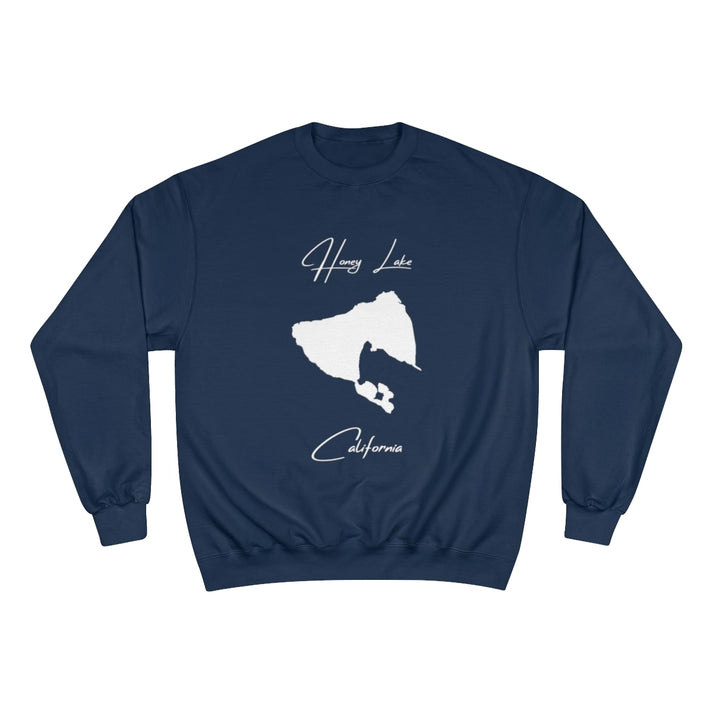 California  Honey  Lake  Sweatshirt  front  position  view  from  front  navy.webp