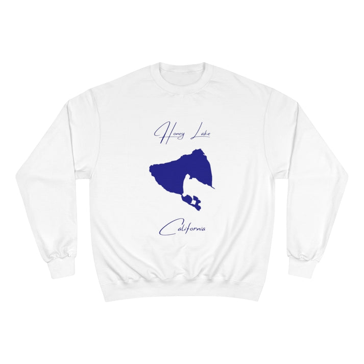 California  Honey  Lake  Sweatshirt  front  position  view  from  front  white.webp