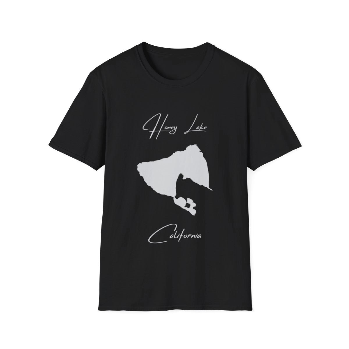 California  Honey  Lake  T-shirt  front  position  view  from  front  black.webp
