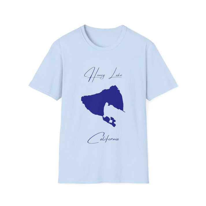 California  Honey  Lake  T-shirt  front  position  view  from  front  light  blue.webp