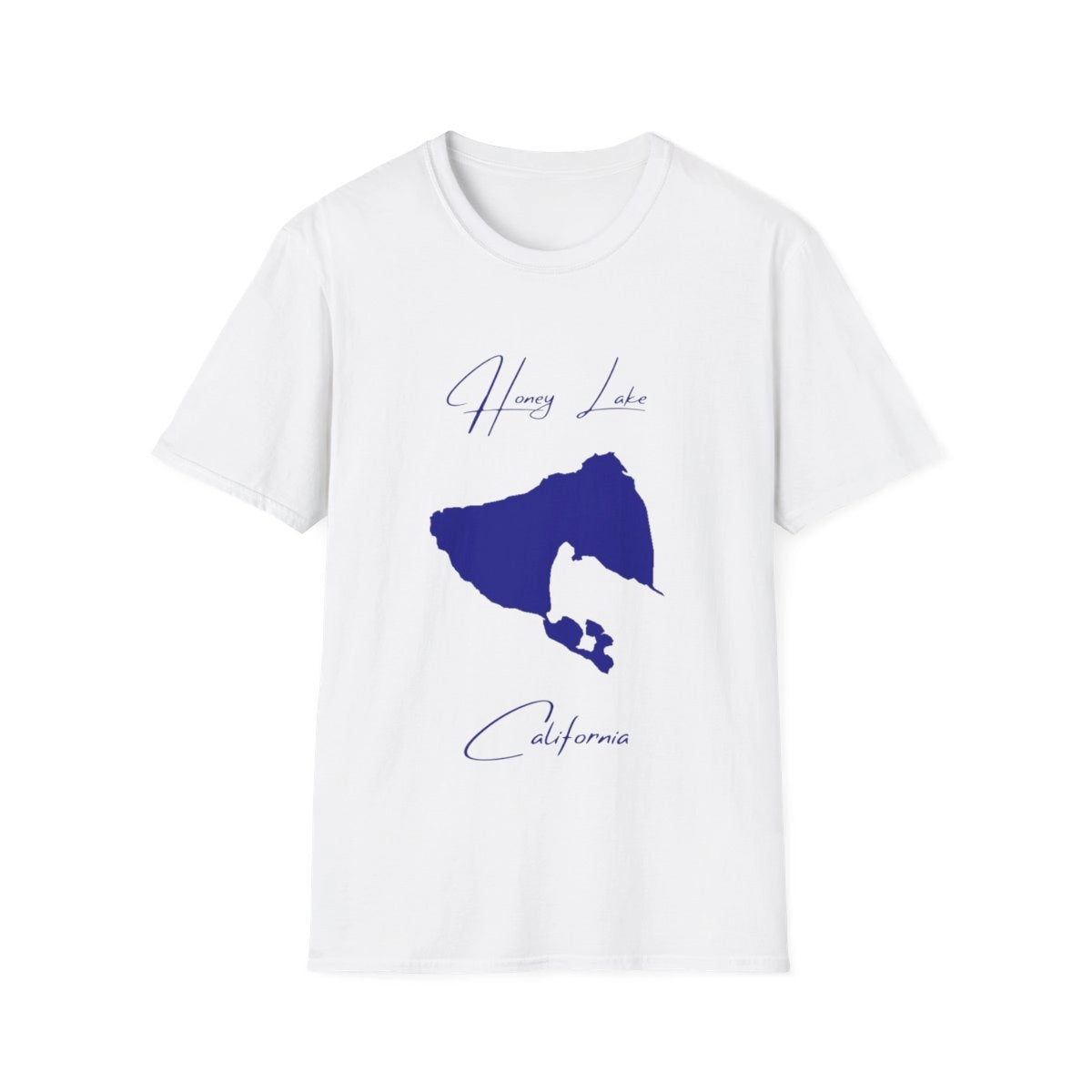 California  Honey  Lake  T-shirt  front  position  view  from  front  white.webp