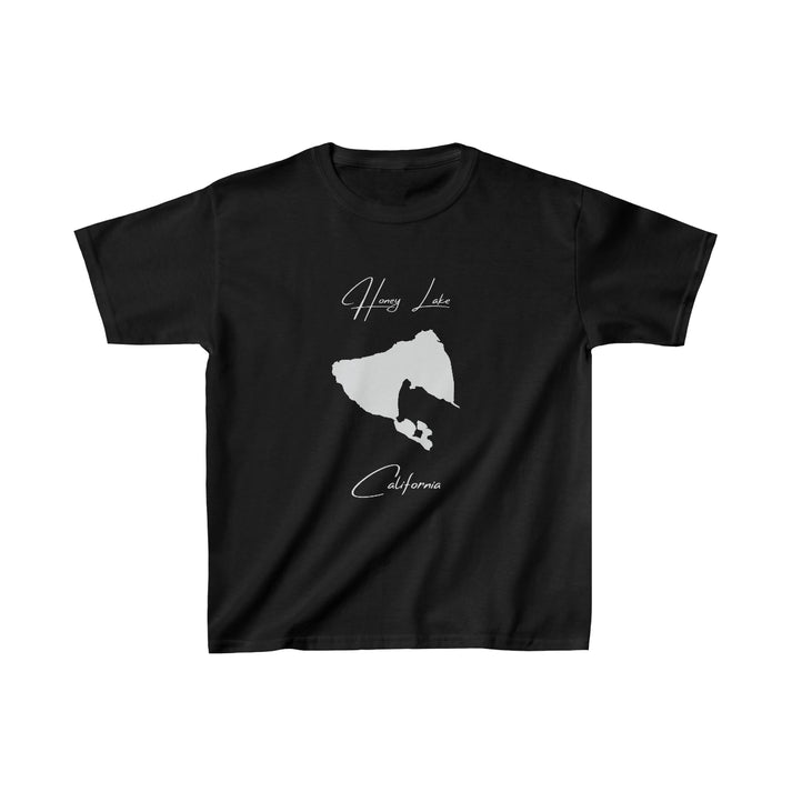 California  Honey  Lake  Youth  T-shirt  front  position  view  from  front  black.webp