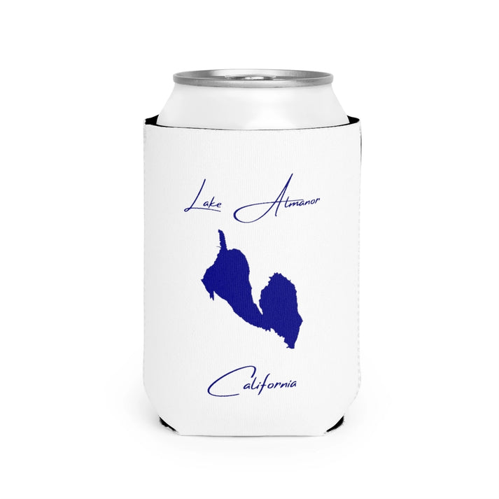 California  Lake  Almanor  Can  Koozie  front  position  view  from  front-2  white.webp