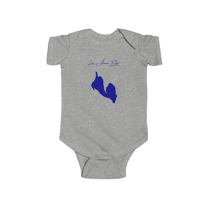 California  Lake  Almanor  Onesie  front  position  view  from  front  heather.webp