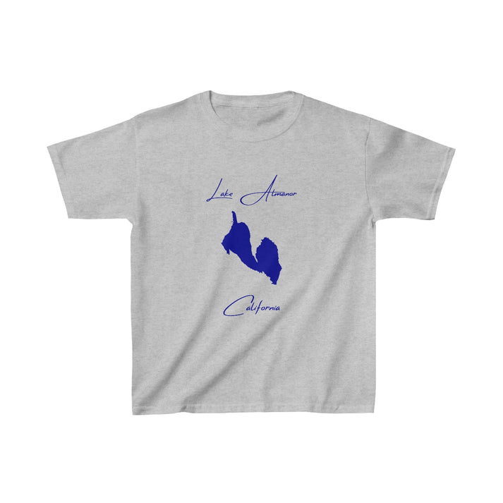 California  Lake  Almanor  Youth  T-shirt  front  position  view  from  front  sport  grey.webp