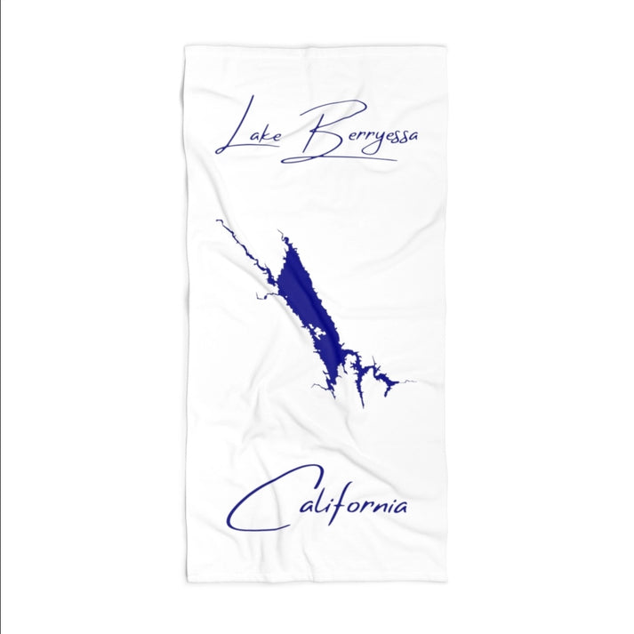 California  Lake  Berryessa  Beach  Towel  front  position  view  from  front  36  x  72.webp