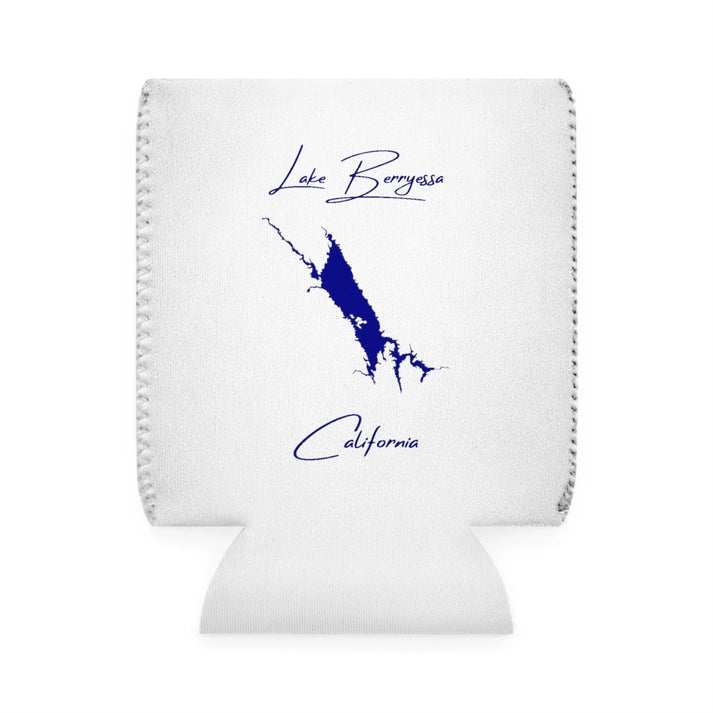 California  Lake  Berryessa  Can  Koozie  front  position  view  from  front-1  white.webp