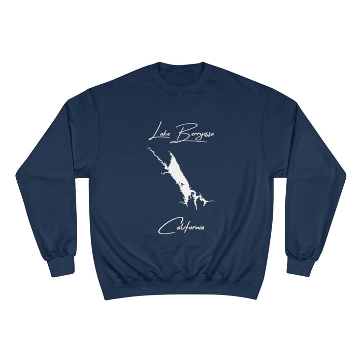 California  Lake  Berryessa  Sweatshirt  front  position  view  from  front  navy.webp