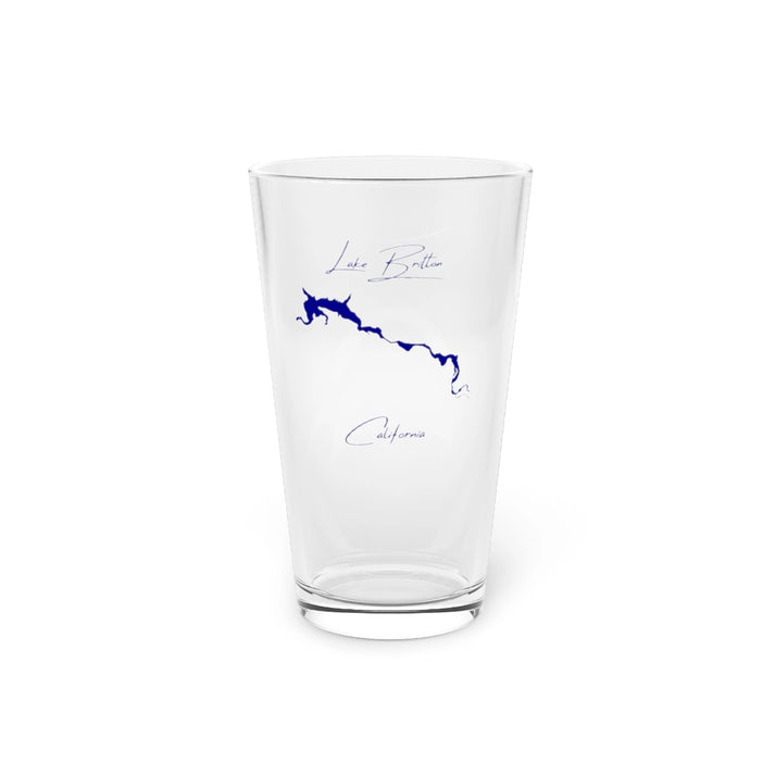 California  Lake  Britton  16oz  Pint  Glass  front  position  view  from  front  16oz.webp