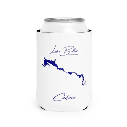 California  Lake  Britton  Can  Koozie  front  position  view  from  front-2  white.webp