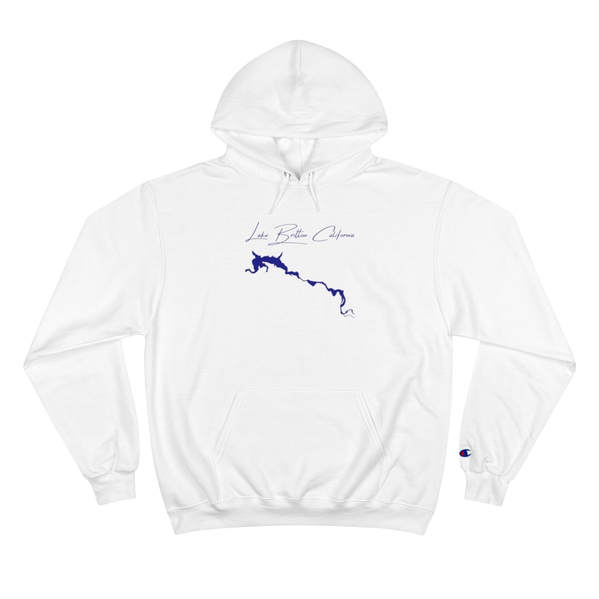 California  Lake  Britton  Hoodie  front  position  view  from  front  white.webp