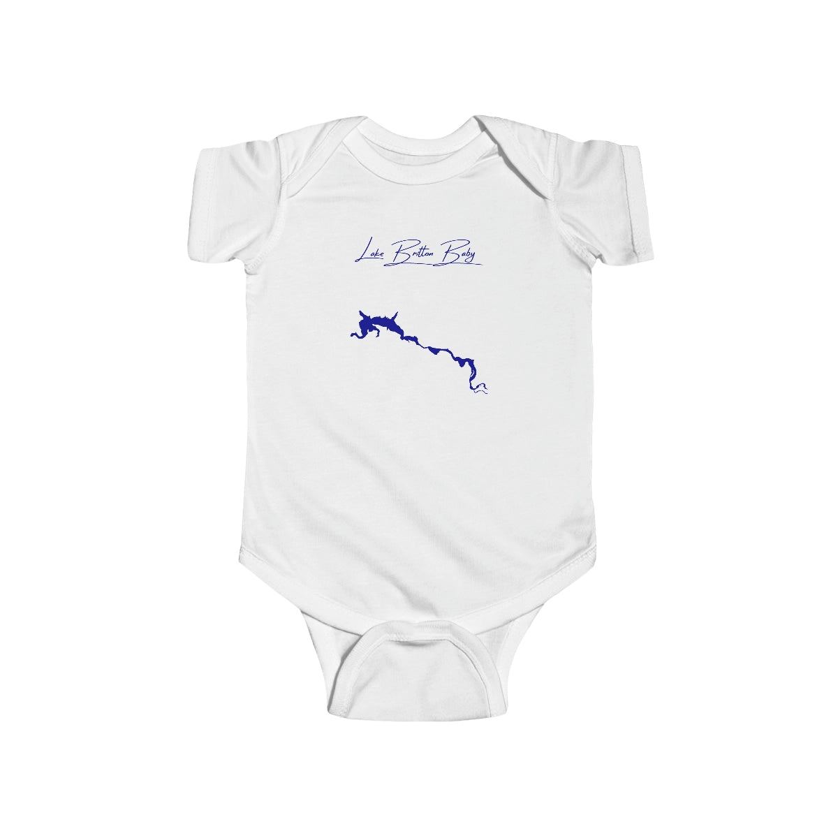 California  Lake  Britton  Onesie  front  position  view  from  front  white.webp