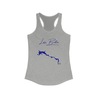 California  Lake  Britton  Racerback-Tank  front  position  view  from  front  heather  grey.webp