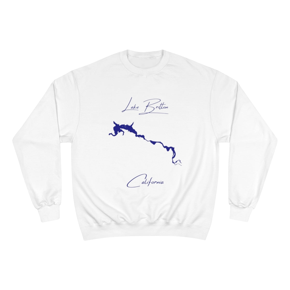 California  Lake  Britton  Sweatshirt  front  position  view  from  front  white.webp