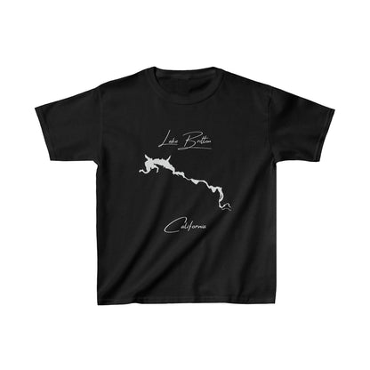 California  Lake  Britton  Youth  T-shirt  front  position  view  from  front  black.webp
