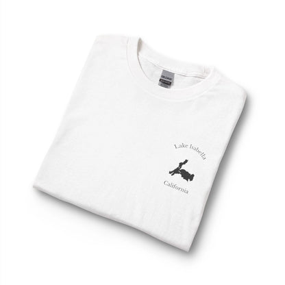 California  Lake  Isabella  Long  Sleeve  Fishing  T-shirt  other  position  view  from  folded  white.webp