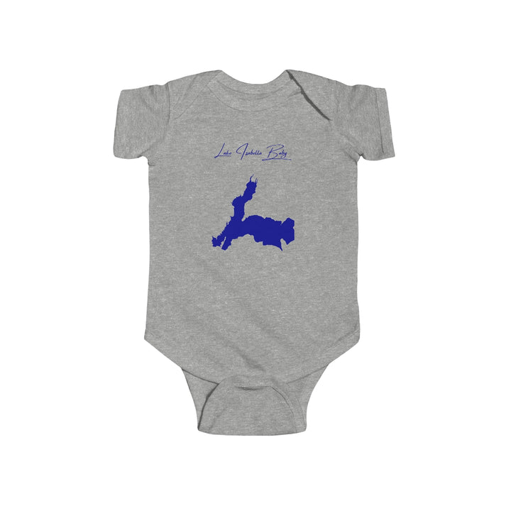 California  Lake  Isabella  Onesie  front  position  view  from  front  heather.webp