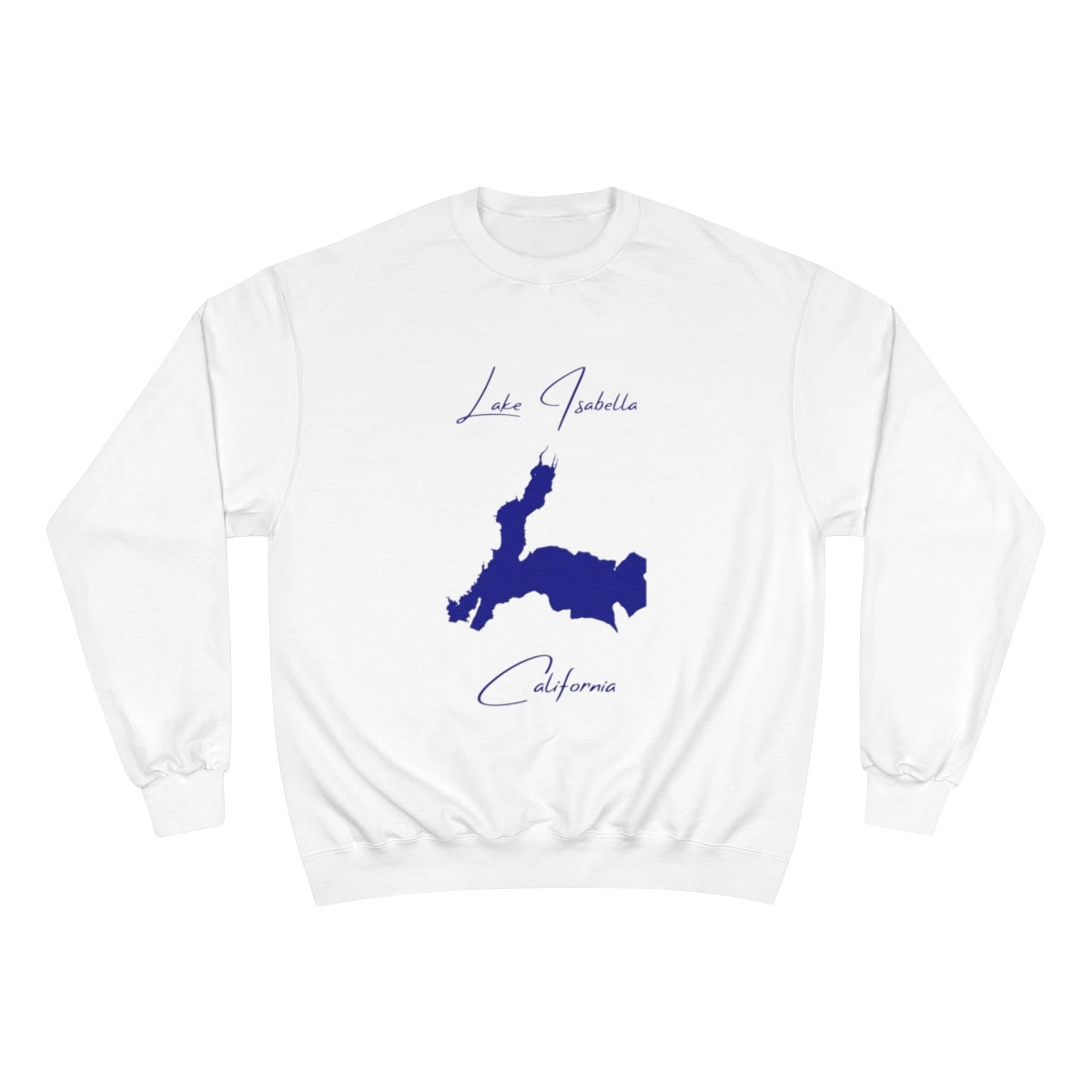 California  Lake  Isabella  Sweatshirt  front  position  view  from  front  white.webp