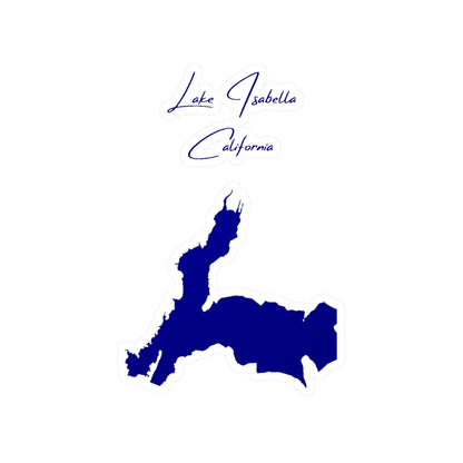 California  Lake  Isabella  Vinyl  Decal  other  position  view  from  front  4  x  6.webp