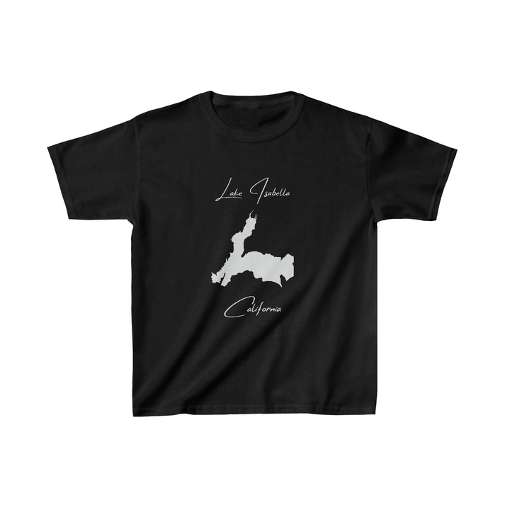 California  Lake  Isabella  Youth  T-shirt  front  position  view  from  front  black.webp