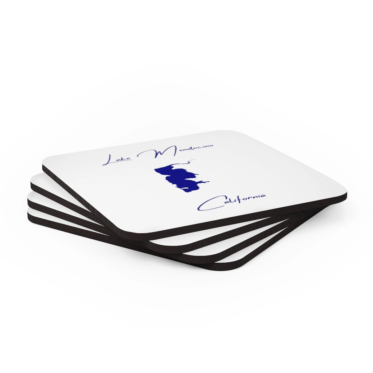 California  Lake  Mendocino  Coaster  Set  front  position  view  from  stacked  3.75  x  3.75.webp