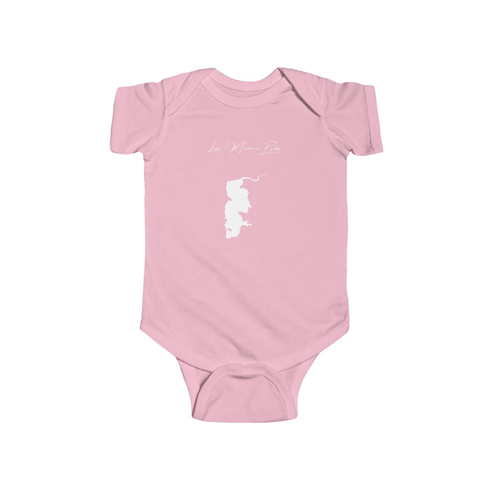 California  Lake  Mendocino  Onesie  front  position  view  from  front  pink.webp