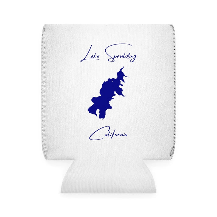California  Lake  Spaulding  Can  Koozie  front  position  view  from  front-1  white.webp