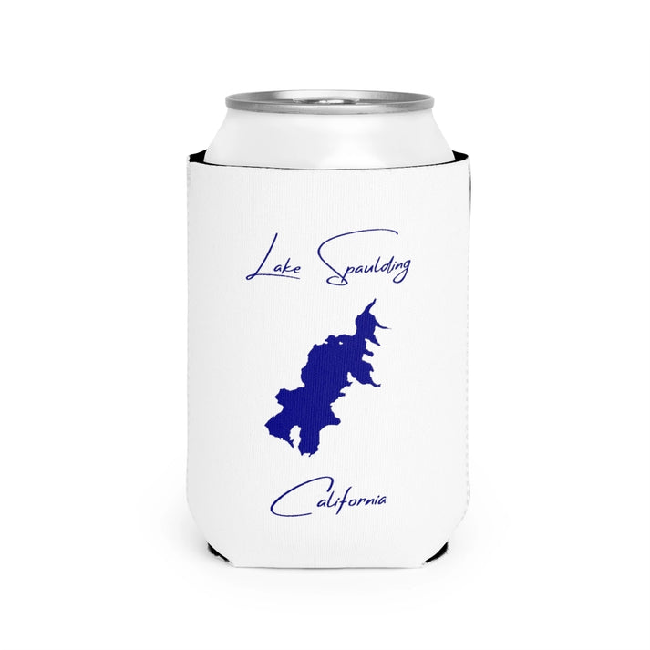 California  Lake  Spaulding  Can  Koozie  front  position  view  from  front-2  white.webp